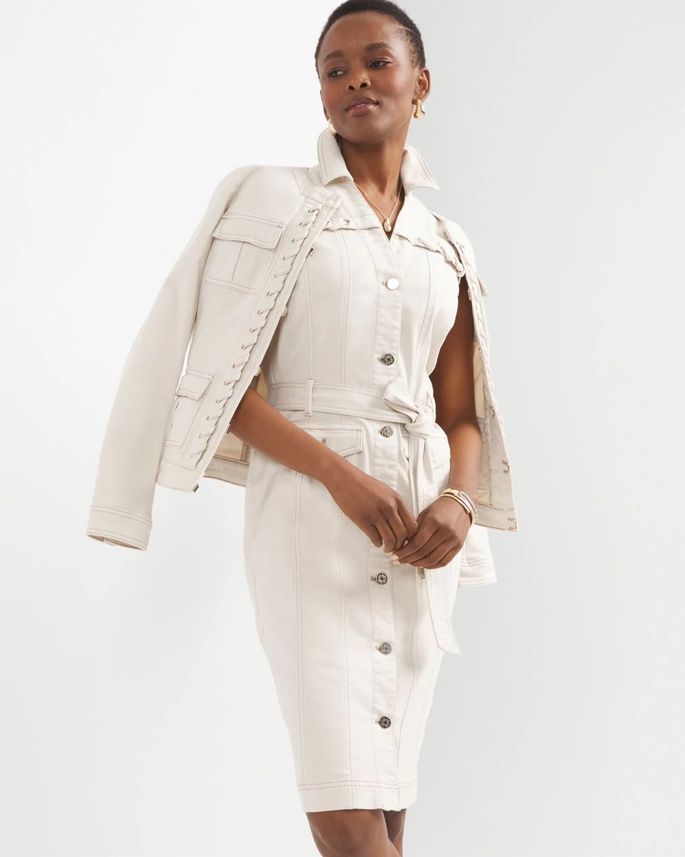 Whbm white dress discount